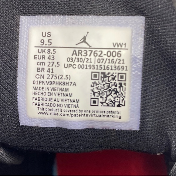 NIKE Jordan Access Bred AR 3762-006 Men's Sneakers Shoes 9.5 - Picture 13 of 14